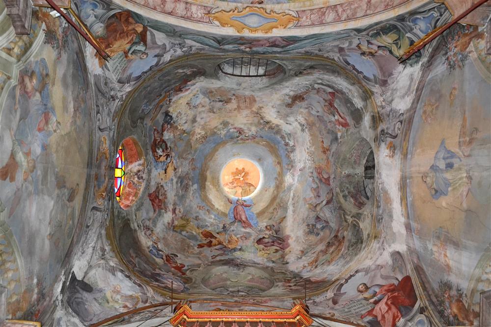 Fig. 5: Immagine del Paradiso in Santa Croce (prima del restauro)
