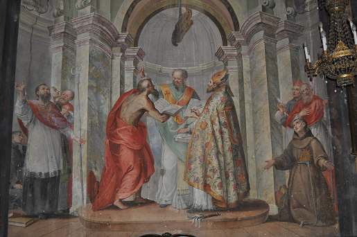 Fig. 8: Disputa sulla Immacolata Concezione, presbiterio