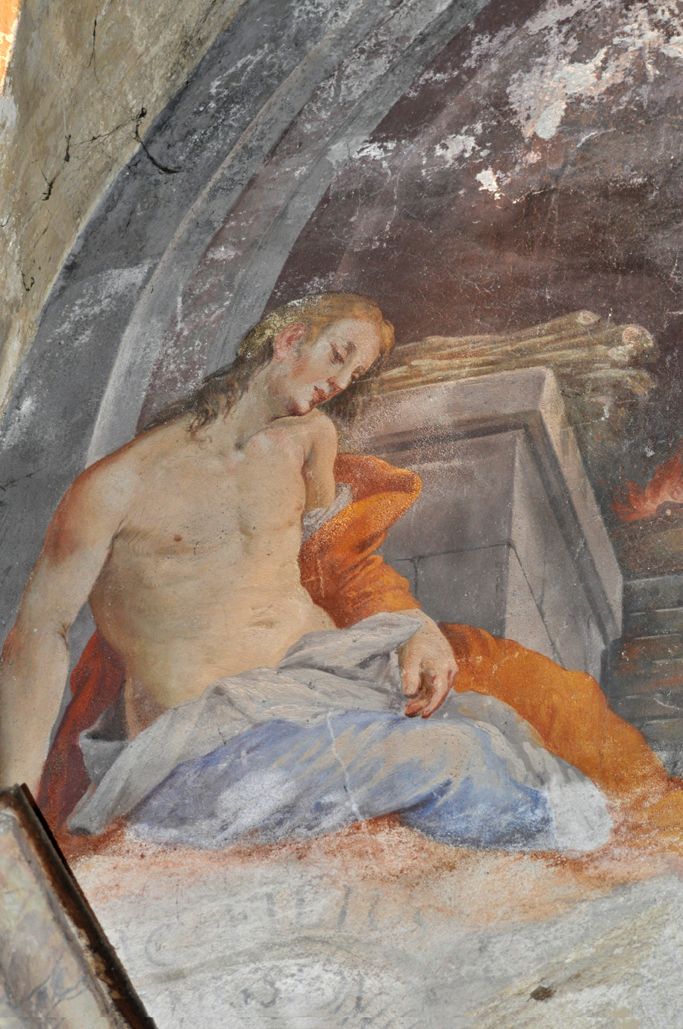 Fig. 1: Isacco accanto all'altare del sacrificio