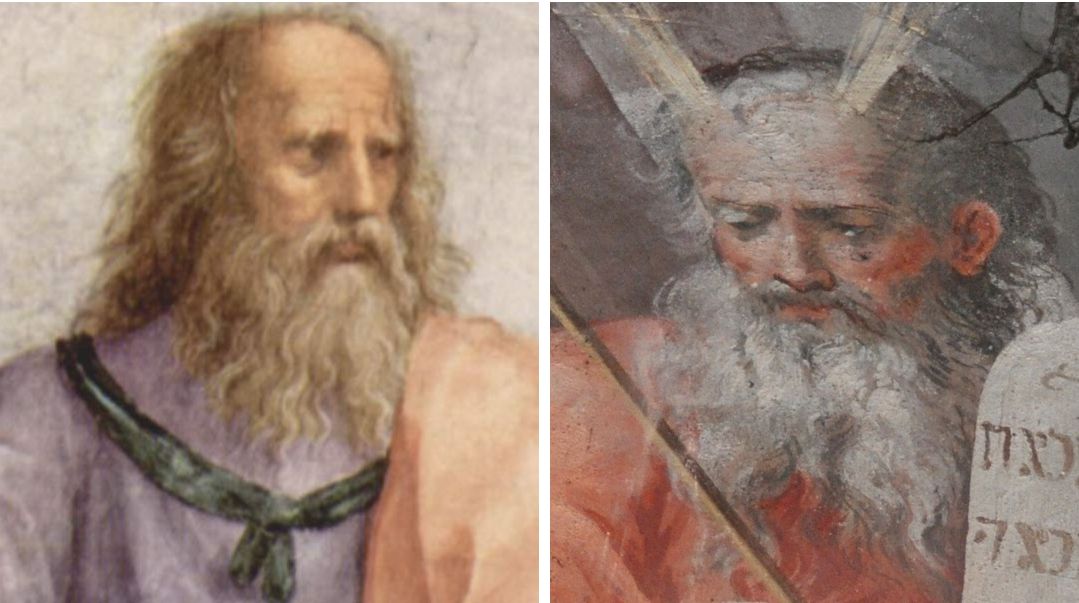 Fig. 4: Confronto con il volto di Platone nella Scuola di Atene
